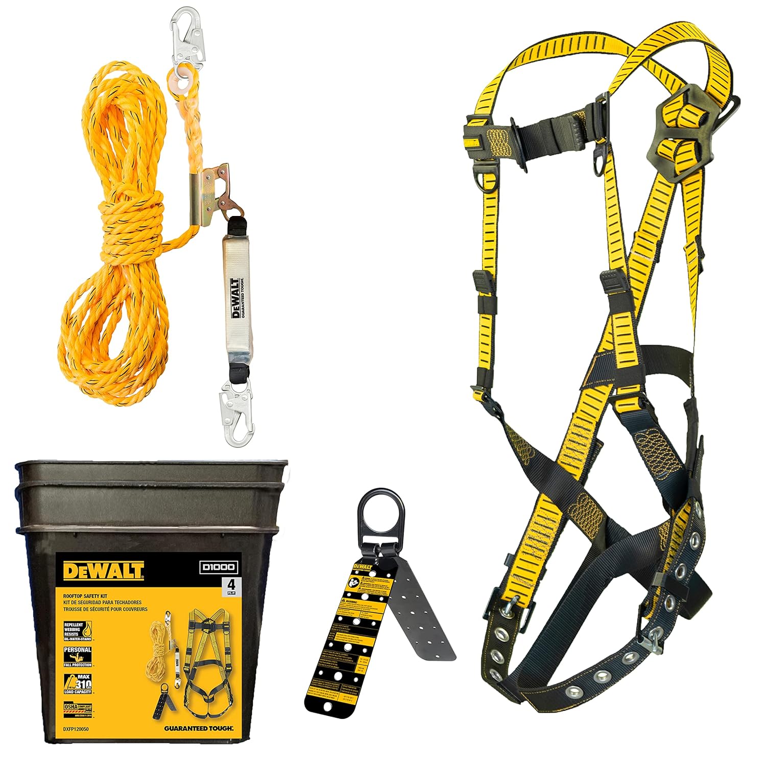 Stay Secure and Agile with the DEWALT Rooftop Safety Kit